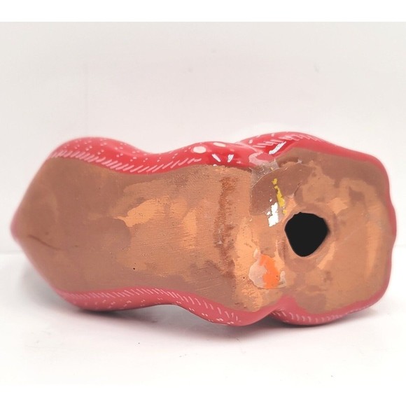 Tonala Mexican Pottery Purring Cat  Maracas Peasant Woman  Figurine Folkart - Picture 12 of 15